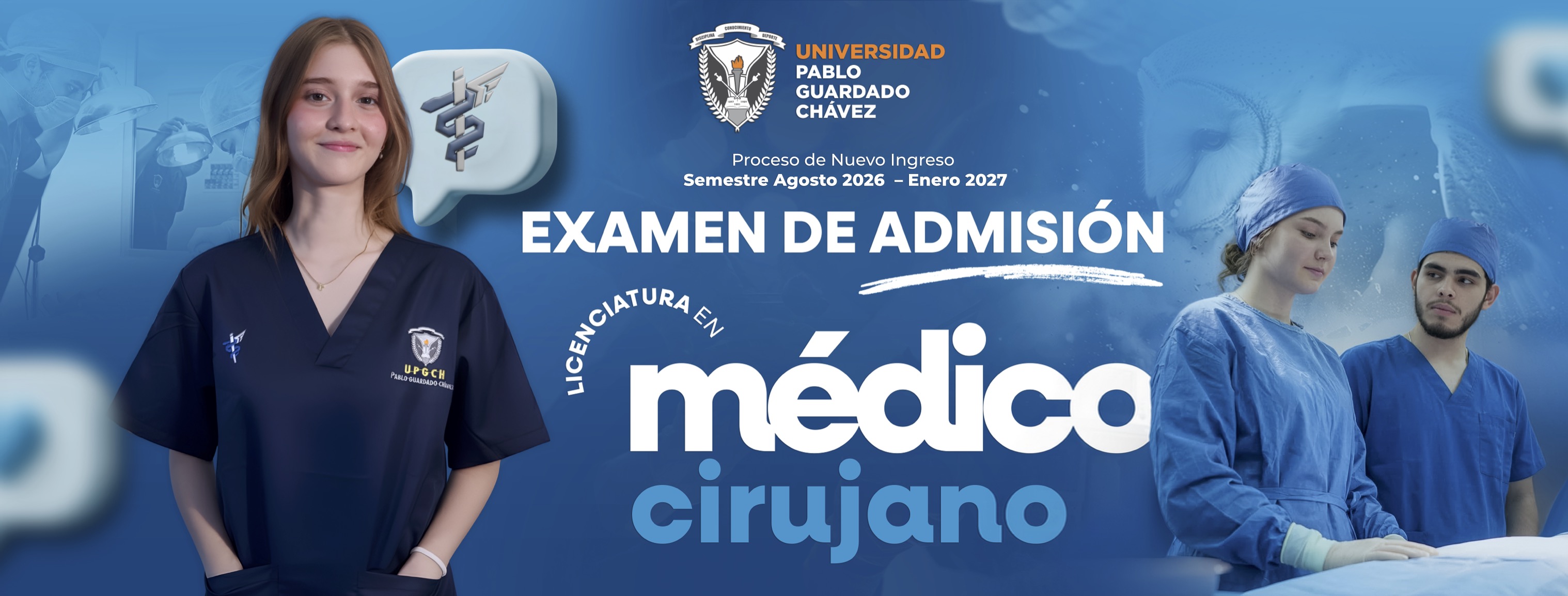 Examen de admisión Médico Cirujano Universidad Pablo Guardado Chávez